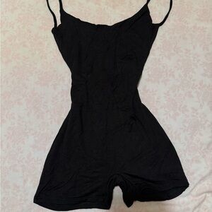 Black Spaghetti Strap Romper
